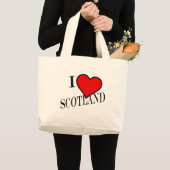 I Heart Scotland bk jtcn Jumbo Stoffbeutel (Vorderseite (Produkt))