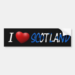 I Heart Scotland Overlay Best Autoaufkleber