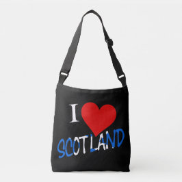 I Heart Scotland overlay cbcnt Tragetaschen Mit Langen Trägern