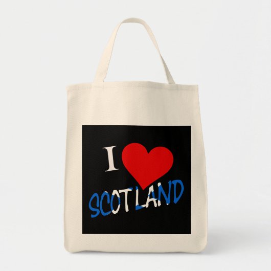 I Heart Scotland Overlay Gtcent Tragetasche (Vorne)
