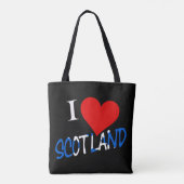 I Heart Scotland Overlay-Station Tasche (Rückseite)