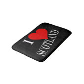 I Heart Scotland wt bmcnt Badematte (Schrägansicht)