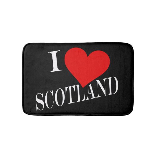 I Heart Scotland wt bmcnt Badematte (Vorderseite)