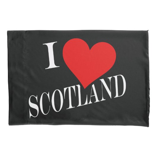 I Heart Scotland wt pccnt Kissenbezug (Vorderseite)