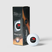 I Heart Scotland wt tpv1 gbcnt Golfball (Verpackung)