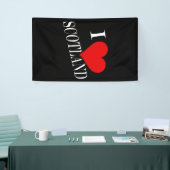 I Heart Scotland wt (v) bncnt Banner (Messeveranstaltung)