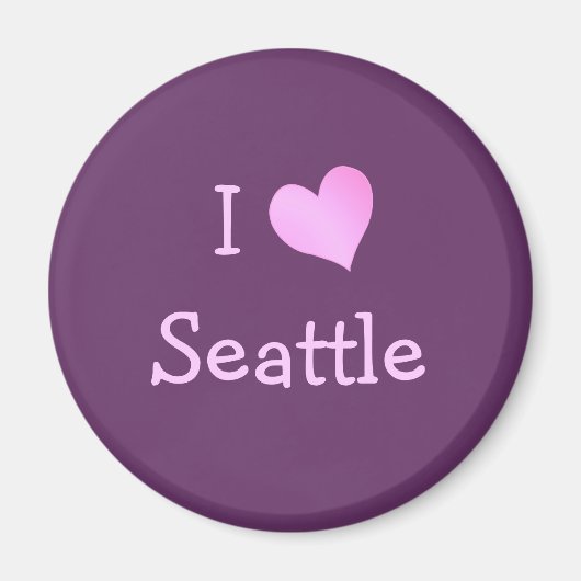 I Heart Seattle Magnet (Vorne)