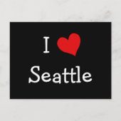 I Heart Seattle Postkarte (Vorderseite)