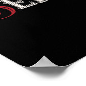 I "heart" Seitan vegan Design Poster (Ecke)