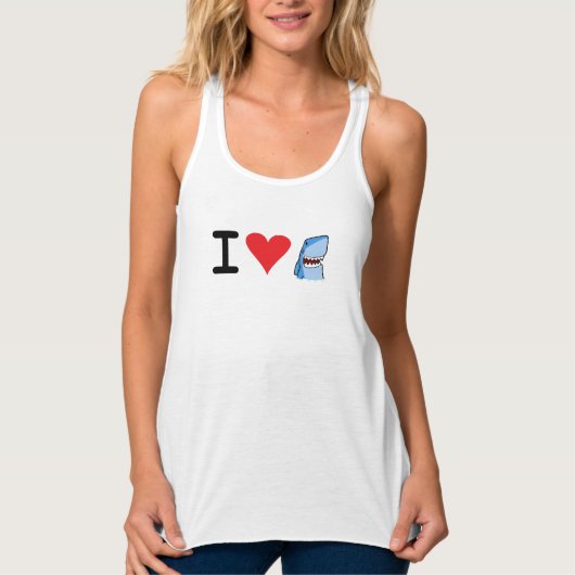 I heart Shaaark T - Shirt (Vorderseite)