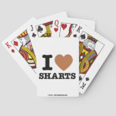 I Heart Sharts Spielkarten (Rückseite)