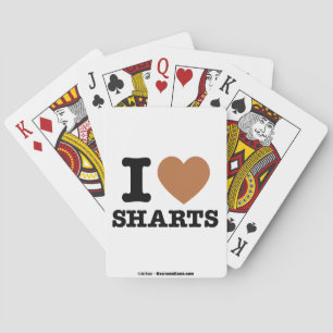 I Heart Sharts Spielkarten