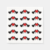 I Heart Shows Muster Napkins Serviette (Vorderseite)