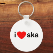 I Heart Ska Schlüsselanhänger (Vorderseite)