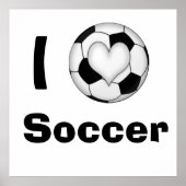 I Heart Soccer Poster (Vorne)