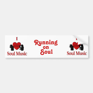 I Heart Soul Music Autoaufkleber