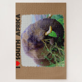 I Heart South Africa Bull Elephant Puzzle (Vertikal)