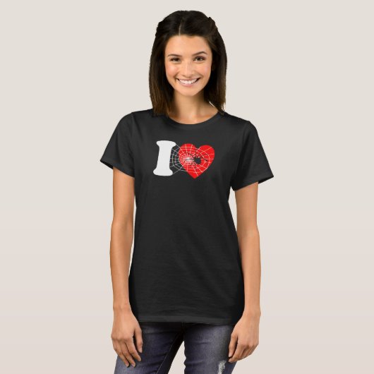 I Heart Spiders - Funny I Love Spiders, Funny Spid T-Shirt (Vorne ganz)