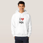I HEART SQL Hoodie (Vorne ganz)