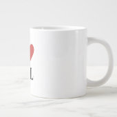 I Heart SQL Jumbo-Tasse (Rechts)