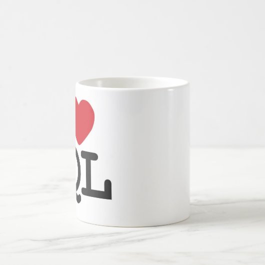 I_heart_SQL Kaffeetasse (Mittel)