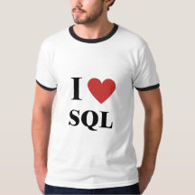 I Heart SQL T - Shirt