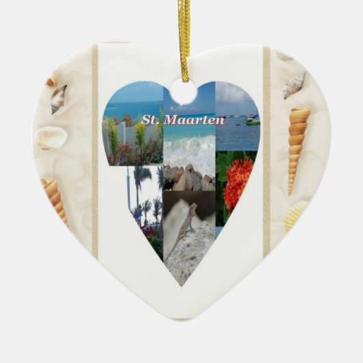 I Heart St. Maarten Ornament (Vorne)