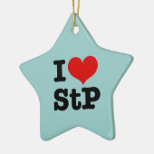 I Heart St. Paul Keramik Ornament (Links)