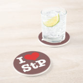 I Heart St. Paul Sandstein Untersetzer (Seite)