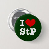 I Heart St. Paul / St. Peter Button (Vorne & Hinten)