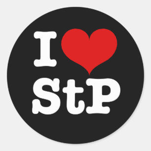 I Heart St. Paul / St. Peter Runder Aufkleber