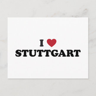 I Heart Stuttgart Germany Postkarte