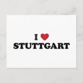 I Heart Stuttgart Germany Postkarte (Vorderseite)