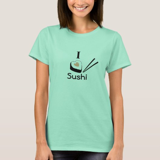 I heart Sushi T-Shirt (Vorderseite)