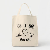 I Heart Sushi Tragetasche (Vorne)