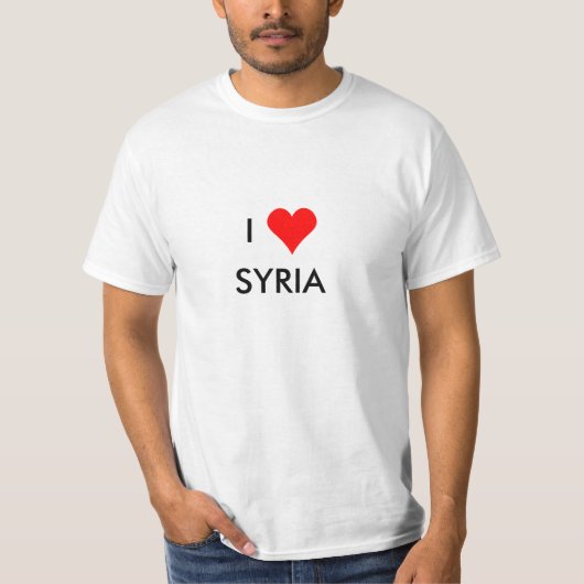 i heart syria T-Shirt (Vorderseite)