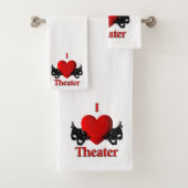 I Heart Theater Badhandtuch Set (Insitu)