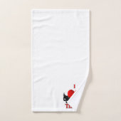 I Heart Theater Badhandtuch Set (Handtuch)