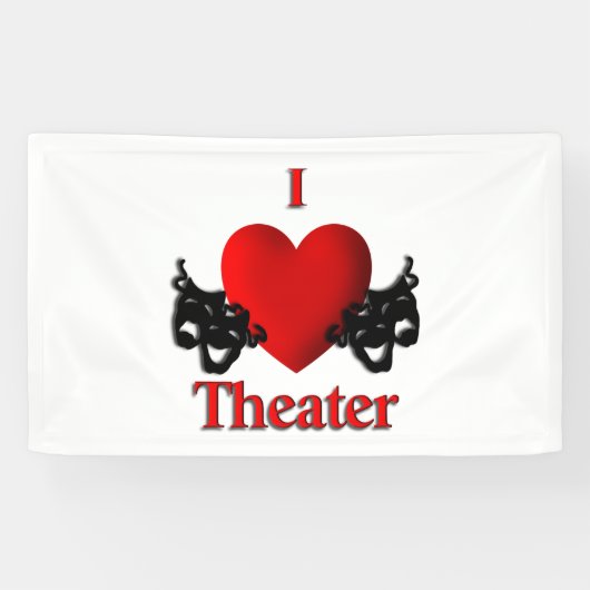 I Heart Theater Banner (Horizontal)