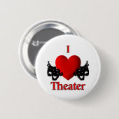 I Heart Theater Button (Vorne & Hinten)