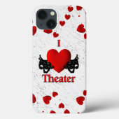 I Heart Theater Case-Mate iPhone Hülle (Rückseite)