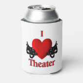 I Heart Theater Dosenkühler (Kanne Rückseite)