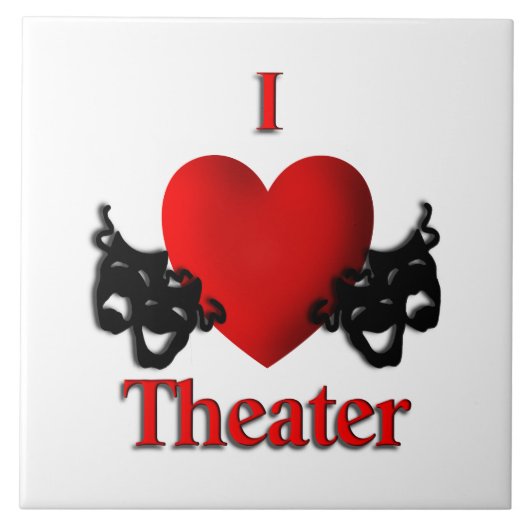 I Heart Theater Fliese (Vorderseite)