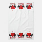 I Heart Theater Geschirrtuch (Vertikal)