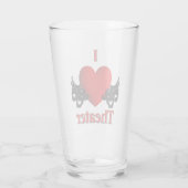 I Heart Theater Glas (Rückseite)