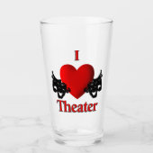 I Heart Theater Glas (Vorderseite)