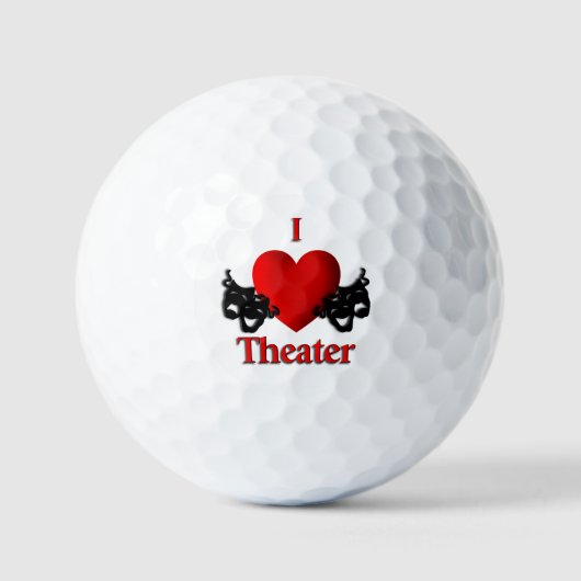 I Heart Theater Golfball (Vorderseite)