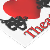 I Heart Theater Großer Tischläufer (Ecke)