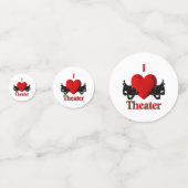 I Heart Theater Konfetti (Rückseiten)