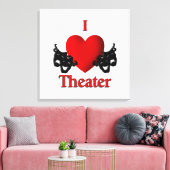 I Heart Theater Leinwanddruck (Insitu (Wohnzimmer))
